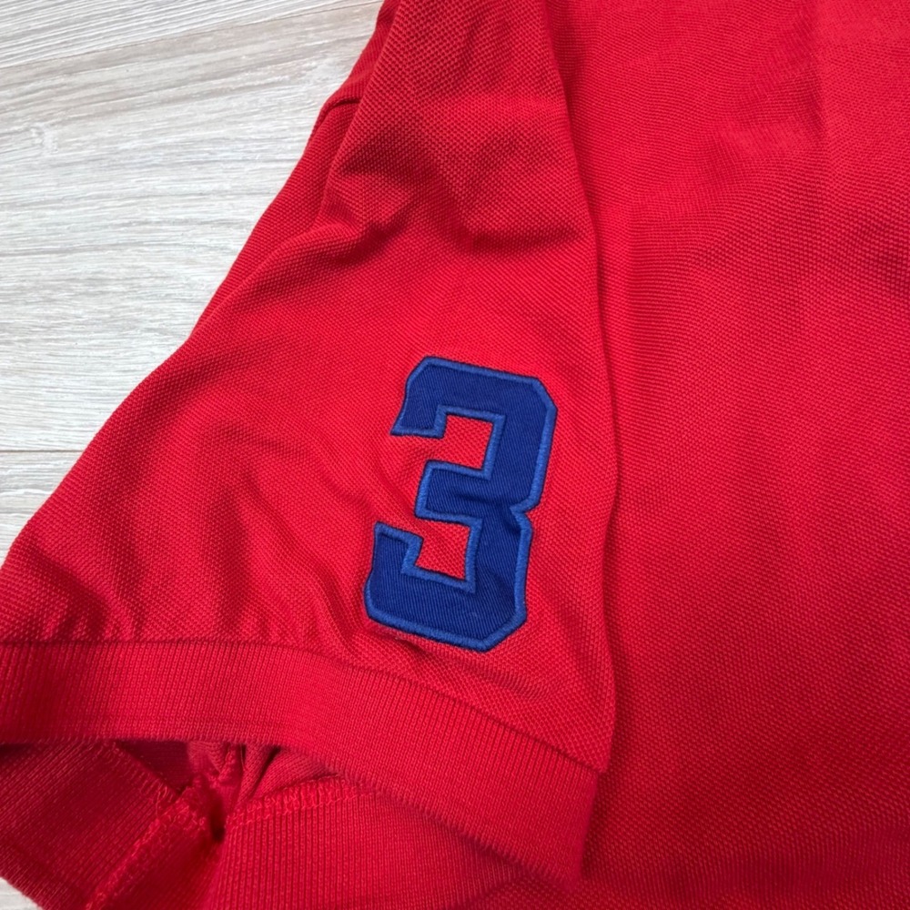 Polo Ralph Lauren Triple Pony Red International Polo Challenge Shirt Men 2XLT - Picture 4 of 9